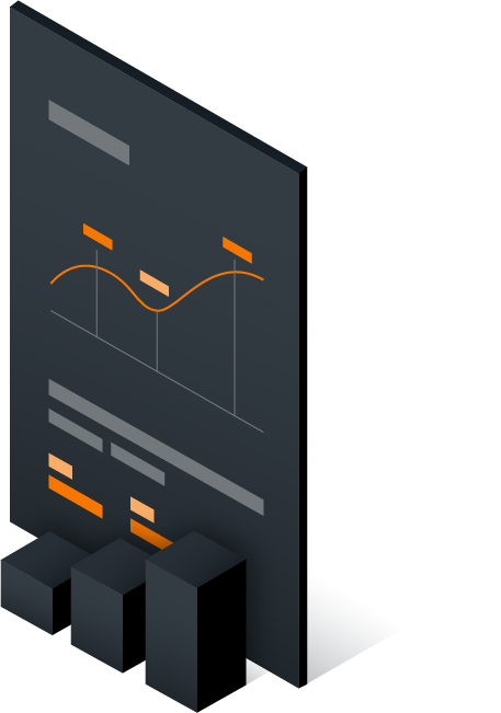 Grafik mit Kurve nach oben - Sinnbild für Hausverwaltung